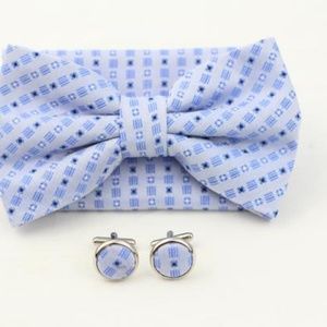 BOW TIE SET (bow tie, cufflink, pocket square)